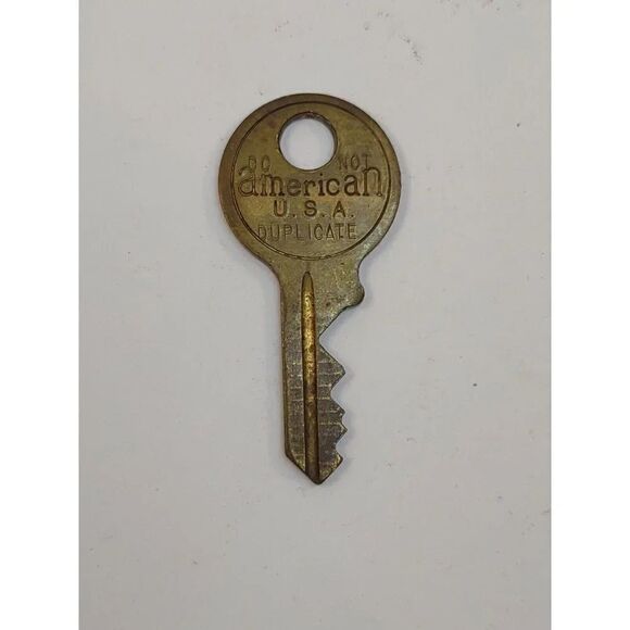 Vintage Key American JUNKUNC BROS M57007 Do Not Duplicate Padlocks File Cabinet - Picture 7 of 9